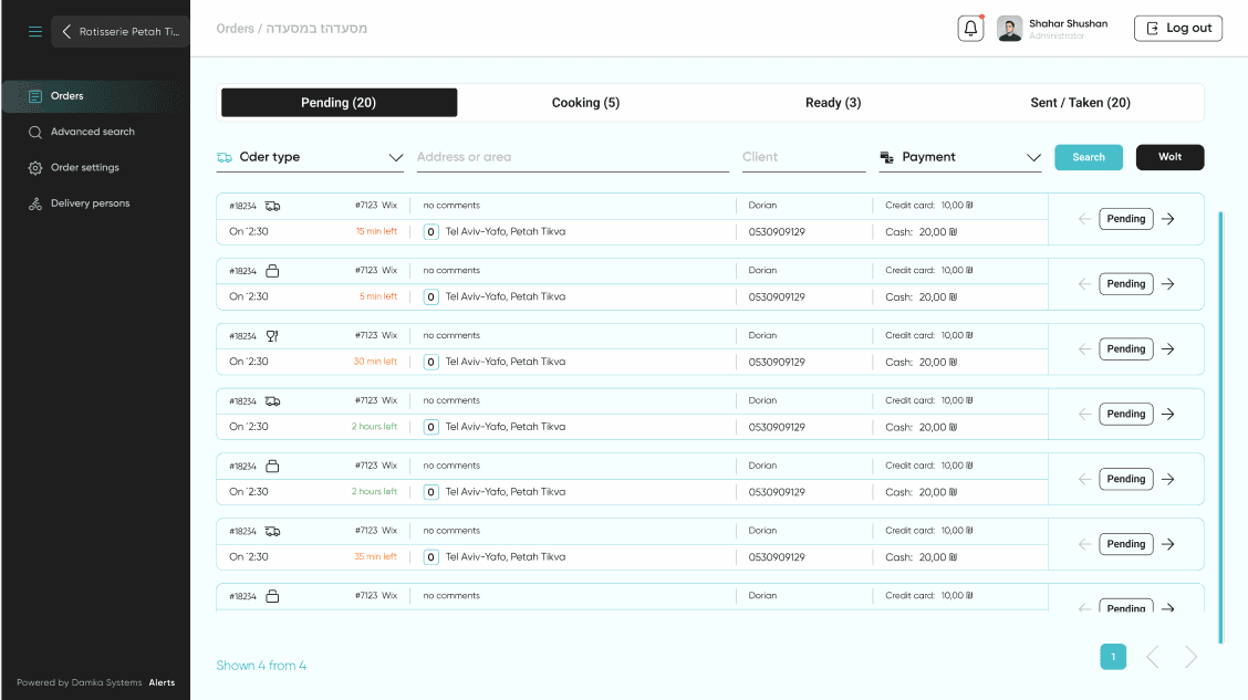 SaaS Multi-Platform Restaurant Management – Admin Panel screenshot 7