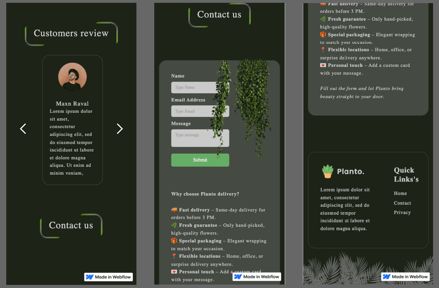 Website from Figma to Webflow with CMS, animations, slider screenshot 8