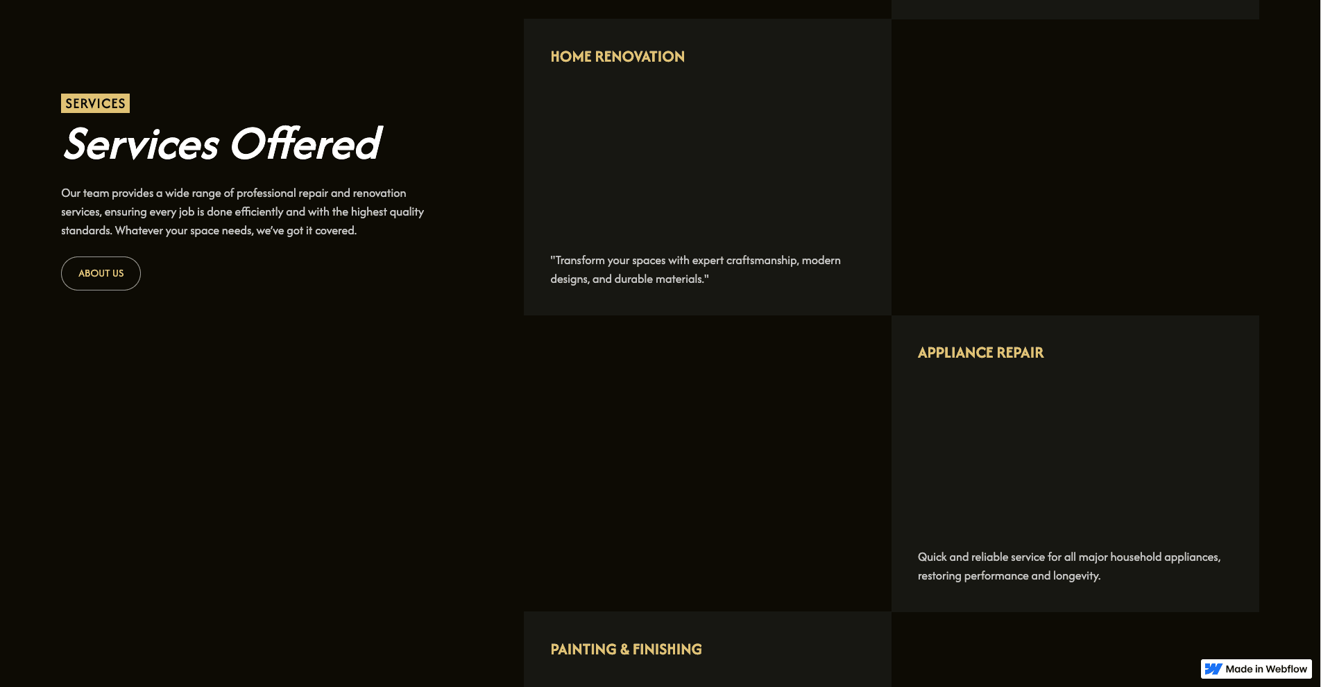 Webflow Project: Website Redesign & Landing Page Design screenshot 6