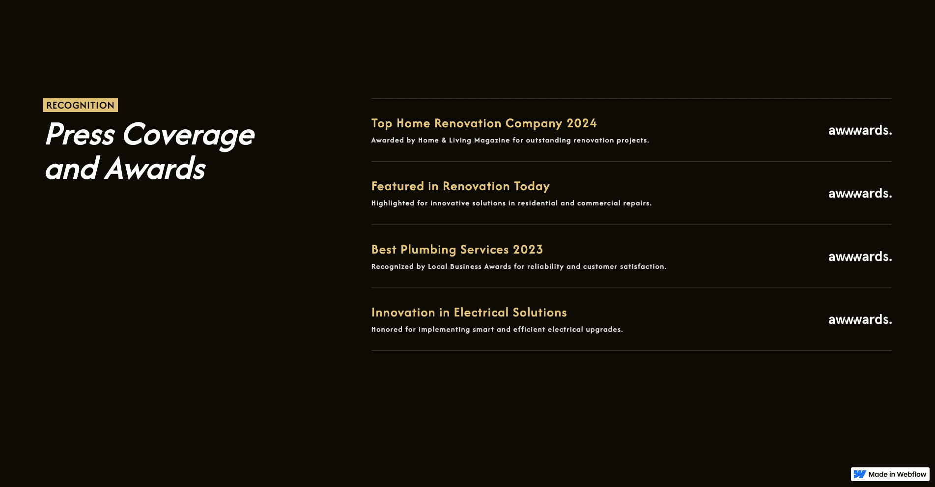 Webflow Project: Website Redesign & Landing Page Design screenshot 8